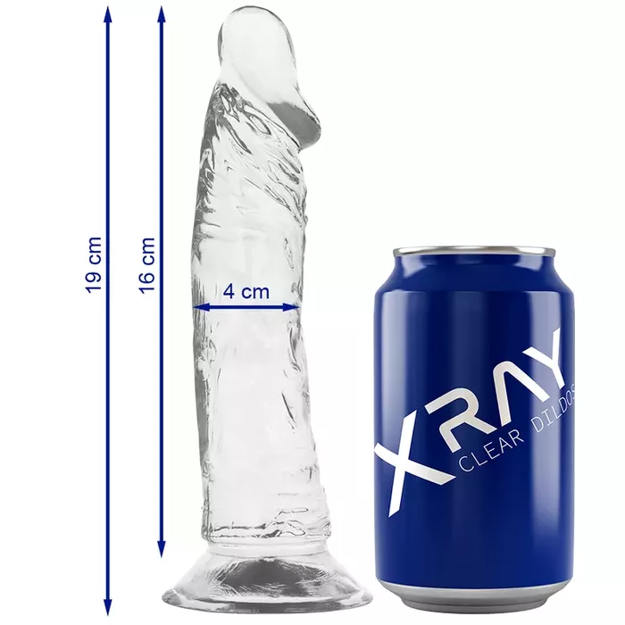 Strap-On ar caurspīdīgu dildo 19 cm x ray Photo 7