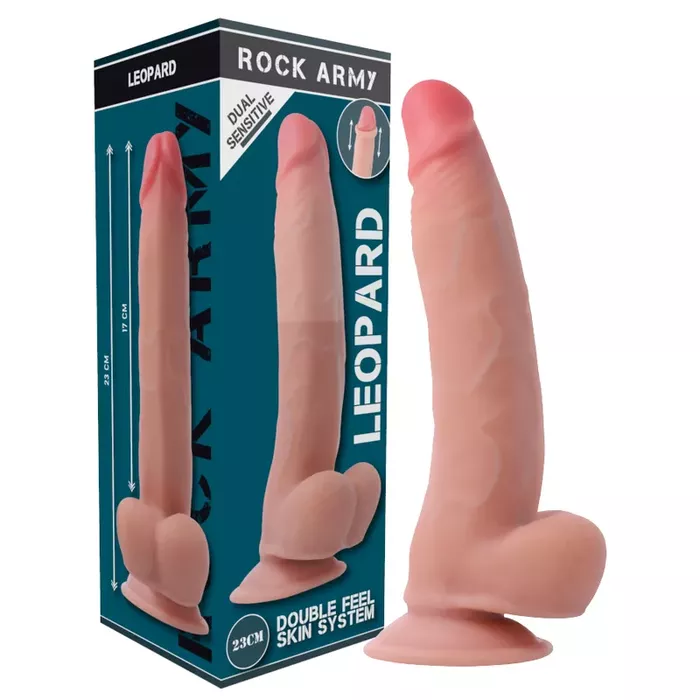 Strap-on ar TPE dildo 23 cm — rock-army D-227455 Photo 12
