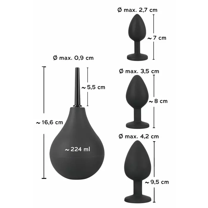 Komplekts Black Velvets — duša 224 ml + 3 aizbāžņi Photo 8