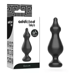 ADDICTED TOYS ANAL SEXUAL PLUG 13.6CM BLACK