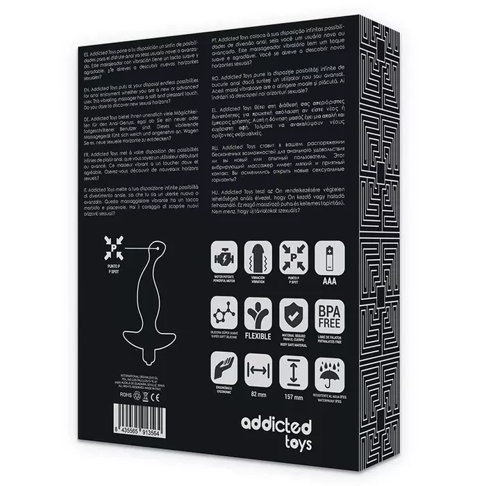 Anal massager addicted toys Model 1 — 15 cm, 8 mm Photo 6