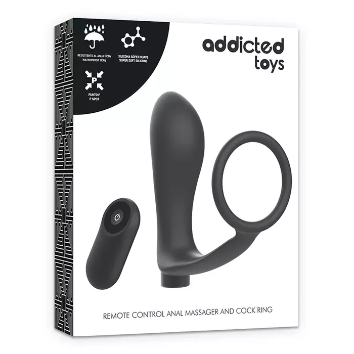 Анальная пробка ADDICTED TOYS D-227639 — силикон, пульт Photo 6