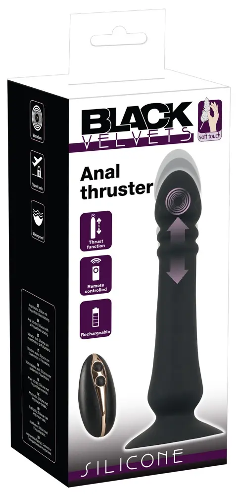 Anal Thruster — Black Velvets thrusting anal vibrator Photo 10