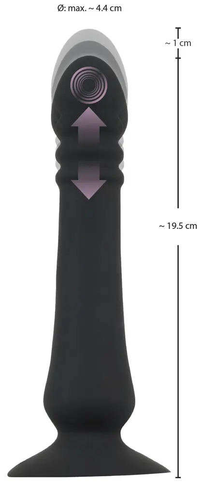 Anal Thruster — Black Velvets thrusting anal vibrator Photo 18