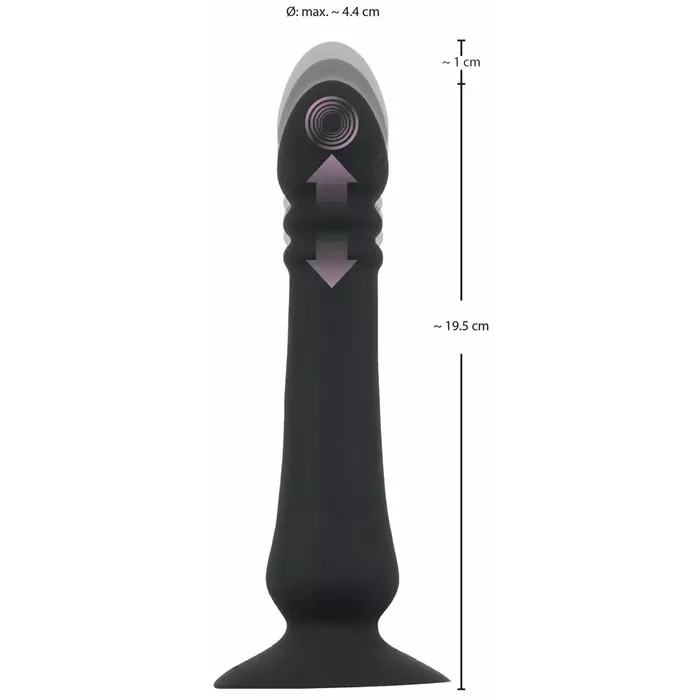 Anal Thruster — Black Velvets толкающий анальный вибратор Photo 9