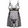 Babydoll OBSESSIVE D-227667 melna S/M Photo 3