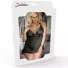 Пеньюар SUBBLIME Queen Plus с кружевом - черный Photo 3