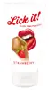 Aromatizēts masāžas gēls lick-it Lick it! Strawberry 50 ml Photo 3