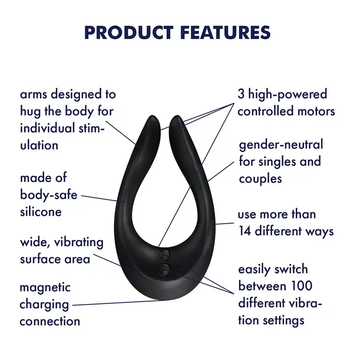 Pāru vibrators SATISFYER Partner Multifun 2 Photo 6
