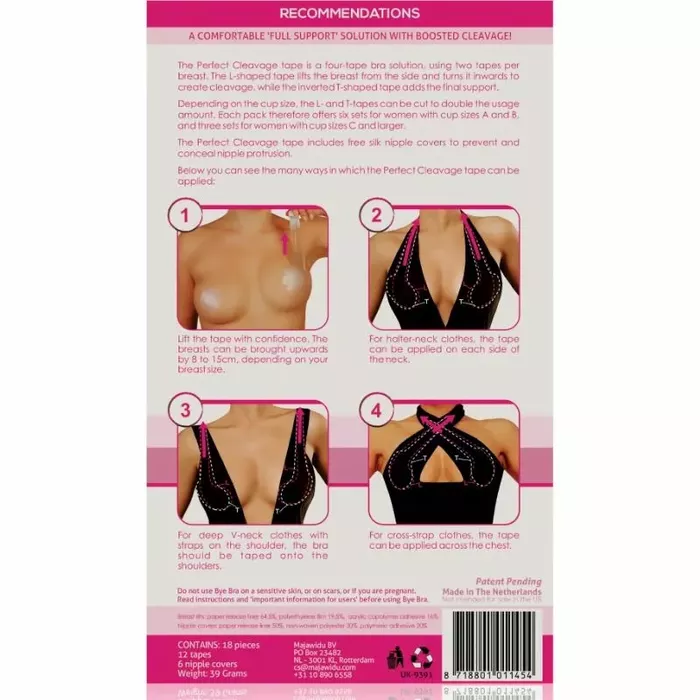 Palielināšanas lente bye bra D-212070 — kausi A–F Photo 2