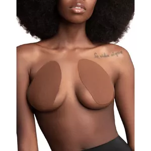 BYE-BRA - BREASTS ENHANCER + 3 PAIRS OF SATIN BROWN CUP D/F, D-227840