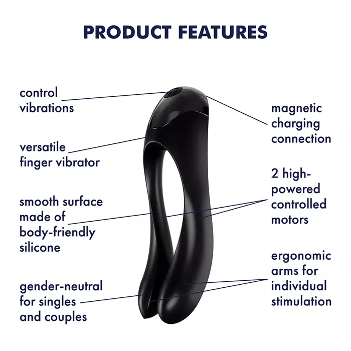 Пальчиковый вибратор SATISFYER Candy Cane Photo 3