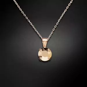 Kulons "Junona (Rose Gold)" ar Swarovski™ kristāliem