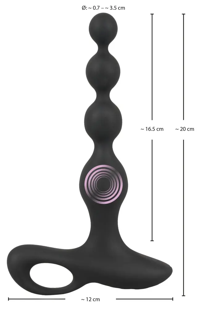 Black Velvets BV vibrating anal beads Photo 26