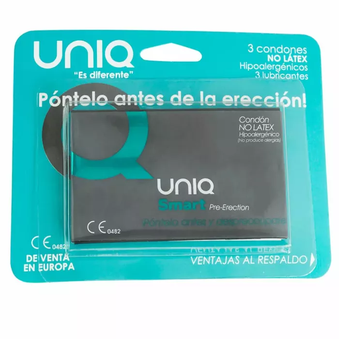 Презервативы UNIQ Smart Без латекса Pre-Erection 3 шт Photo 3