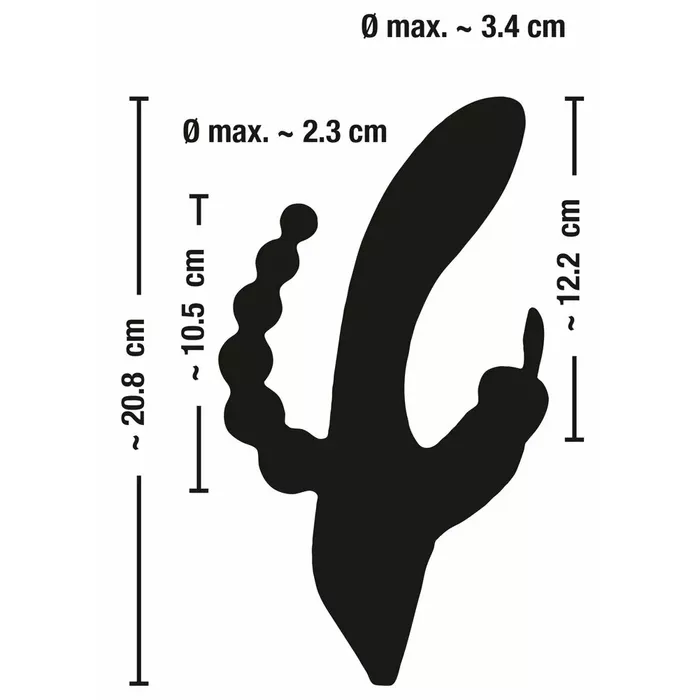 Vibrators sweet smile Smile Triple G-Spot — 20,8 cm Photo 12