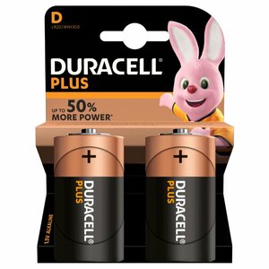 Duracell Alcaline Plus D Single-use battery Alkaline