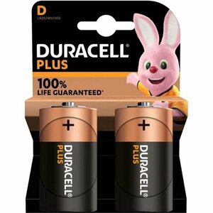 Duracell Alcaline Plus D Vienreizlietojamā baterija Alkaline