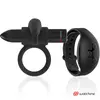 Cockring massager Black&Silver Burton Watchme Photo 7