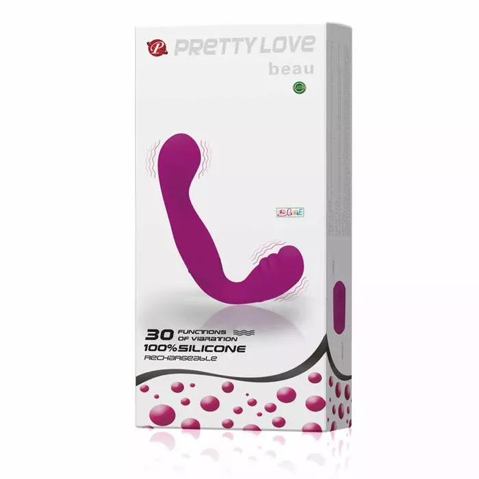 Siksnas vibrators C-TYPE PRETTY LOVE BEAU LILAC HARNESS Photo 9