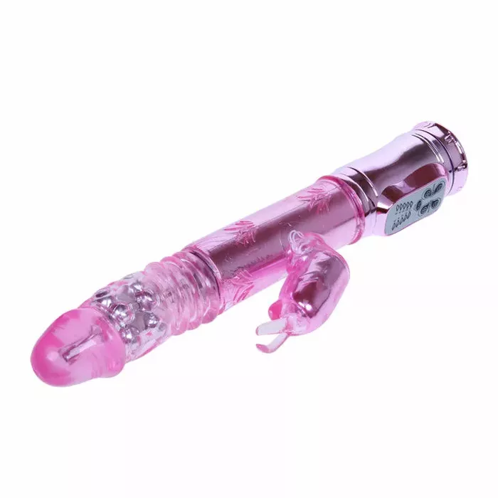 Vibrator BAILE Throbbing Bunny — rotator, 29 cm Photo 4