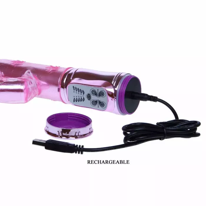 Vibrator BAILE Throbbing Bunny — rotator, 29 cm Photo 9