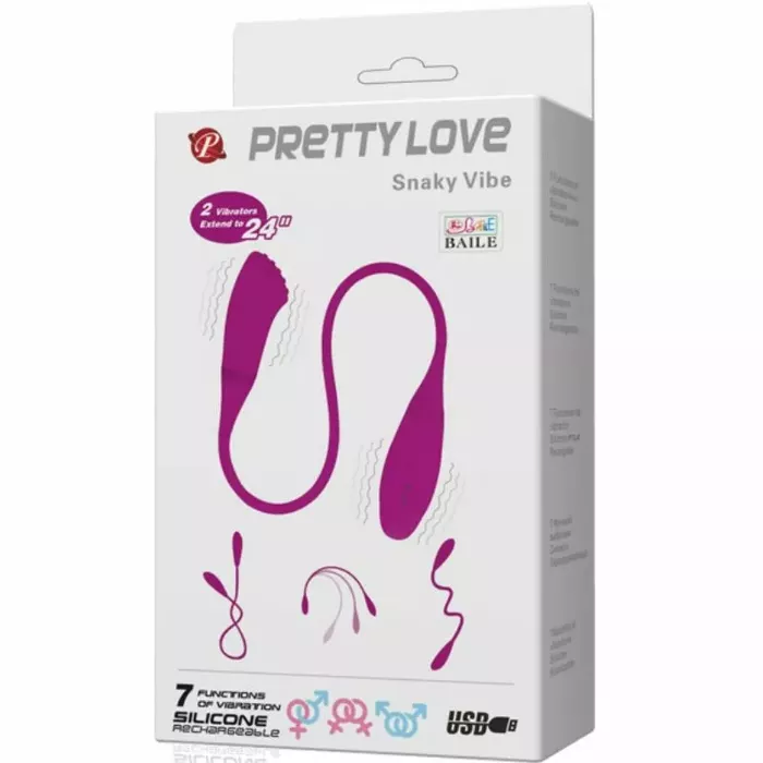 Вибратор SMART Smart Snaky Vibe — 2 мотора Photo 7