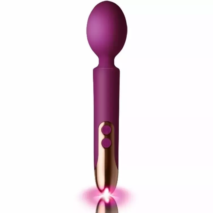 Wand vibrator rocks off ORIEL — purple, flexible Photo 2