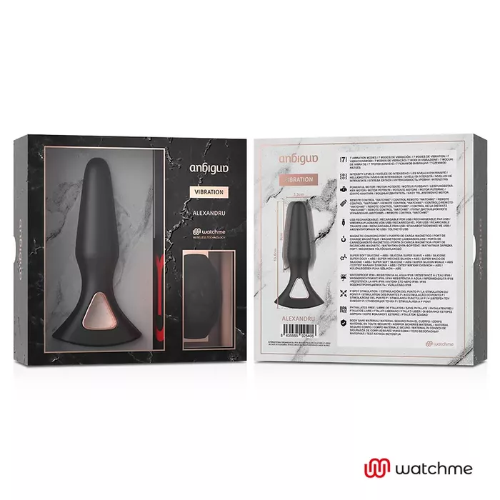 Anal plug AMBIGUO WATCHME remote control Photo 4