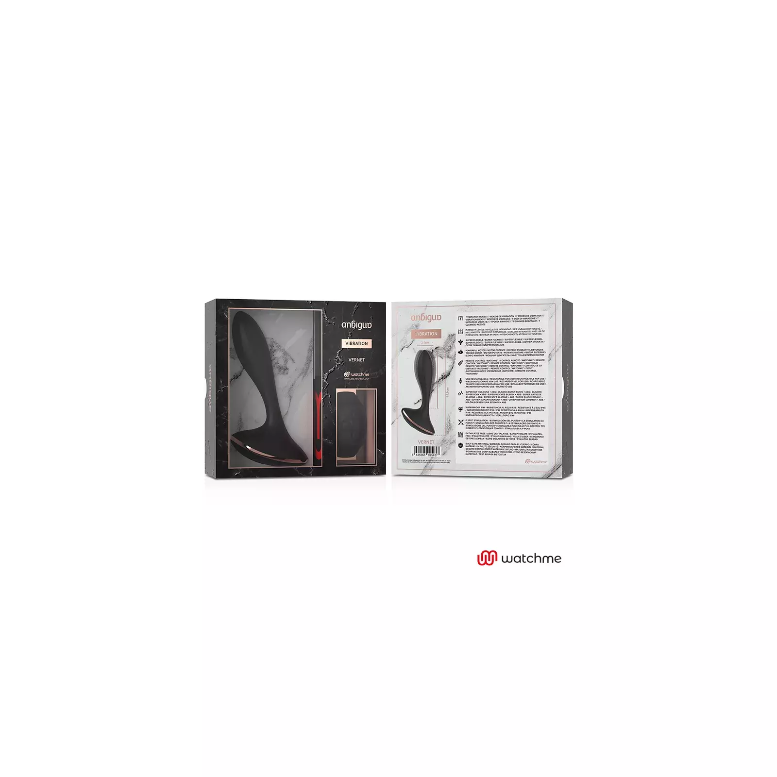 Anālais vibrators AMBIGUO WATCHME Photo 4