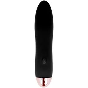 DOLCE VITA RECHARGEABLE VIBRATOR FOUR BLACK 7 SPEEDS