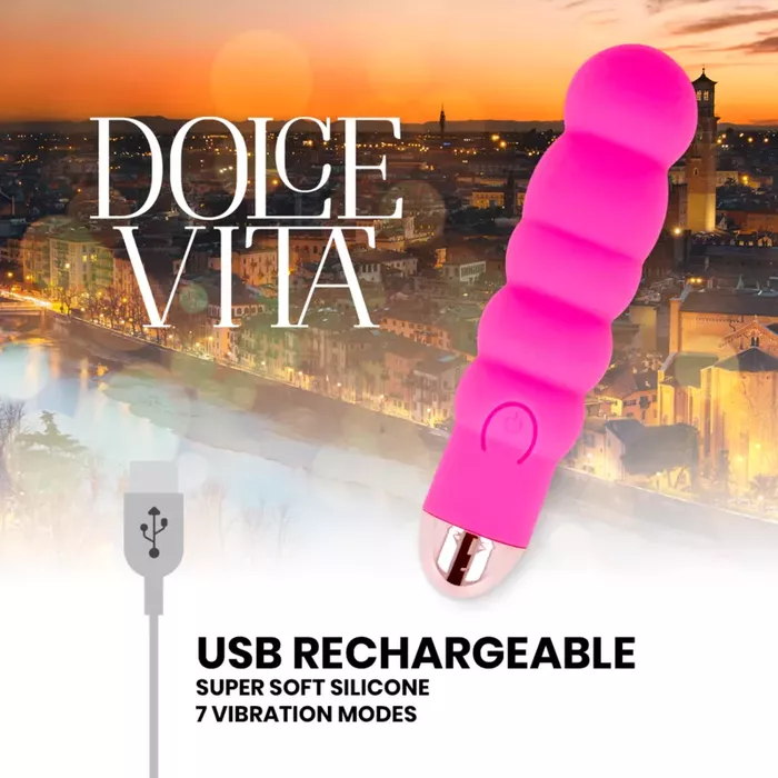 Dolce Vita D-228461 перезаряжаемый вибратор 13 см Photo 3