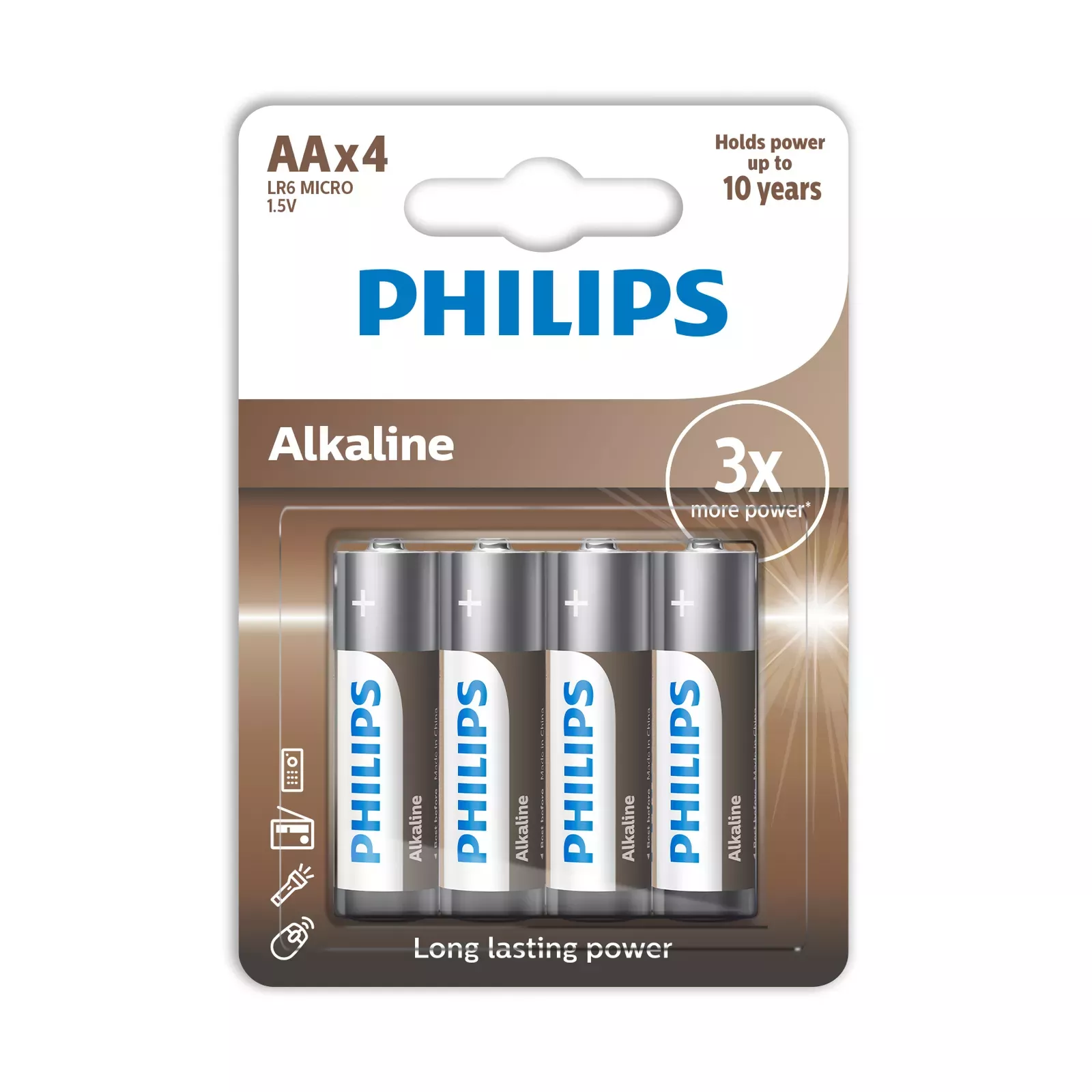Philips LR6A4B/10 household battery LR6A4B/10 Photo 1