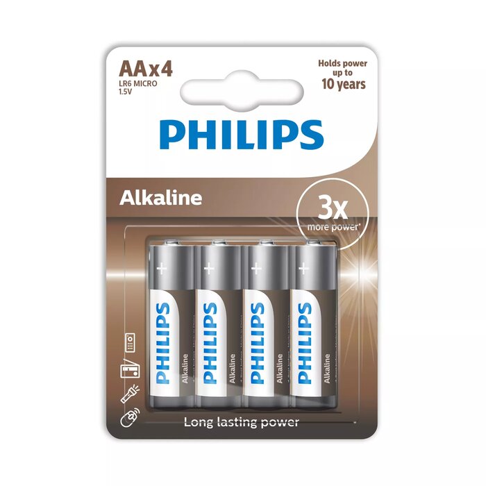 Philips LR6A4B/10 household battery LR6A4B/10 Photo 1