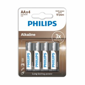 Philips LR6A4B/10 household battery Single-use battery AA Alkaline