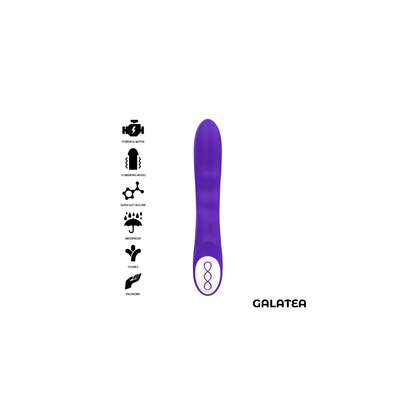 Вибратор GALATEA DANTE LILAC Photo 1