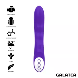 GALATEA DANTE LILAC VIBRATOR COMPATIBLE WITH WATCHME WIRELESS TECHNOLOGY