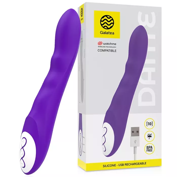 Vibrators GALATEA DANTE Lilac — 21 cm, 3,5 cm Photo 12