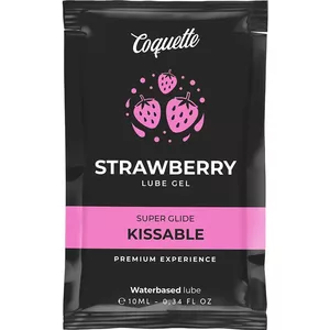 COQUETTE CHIC DESIRE WATERBASED KISSABLE STRAWBERRY LUBE GEL 10 ML