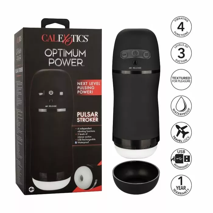 Вибрирующий сосательный мастурбатор CalExotics Optimum Power Photo 2