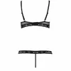 PASSION KYOUKA two-piece lingerie set, black S/M Photo 4