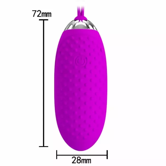 Vibrating egg SMART Joanna — 12 modes, silicone Photo 6