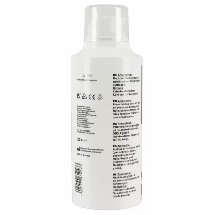 Intimate lubricant gel with cleaner 500 ml Photo 5