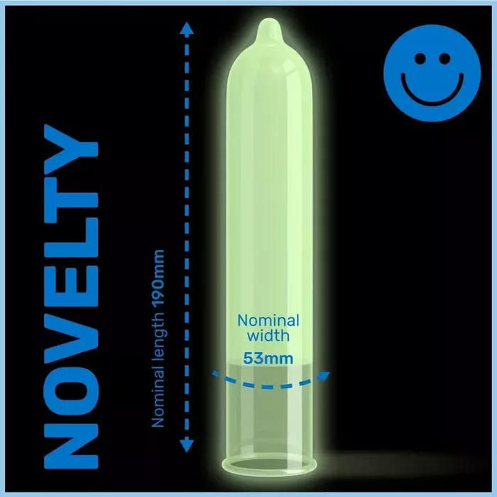 Презервативы PASANTE Glow in the Dark — 3 шт. Photo 2