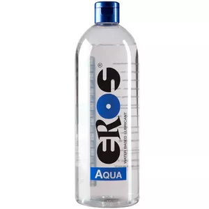 Water-based lubricant bottle Eros Aqua 500 ml, neutral aroma, water-soluble, latex-compatible