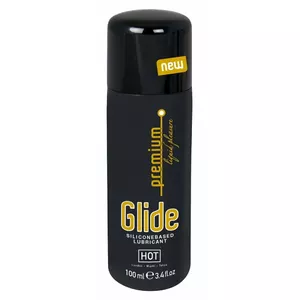 Personīgais silikona lubrikants hot Premium Silicone Glide 100 — silikons, 100 ml, bez aromāta