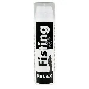 Fisting Gel Relax intimate lubricant gel 200 ml bottle — water-based with light numbing, pump dispenser