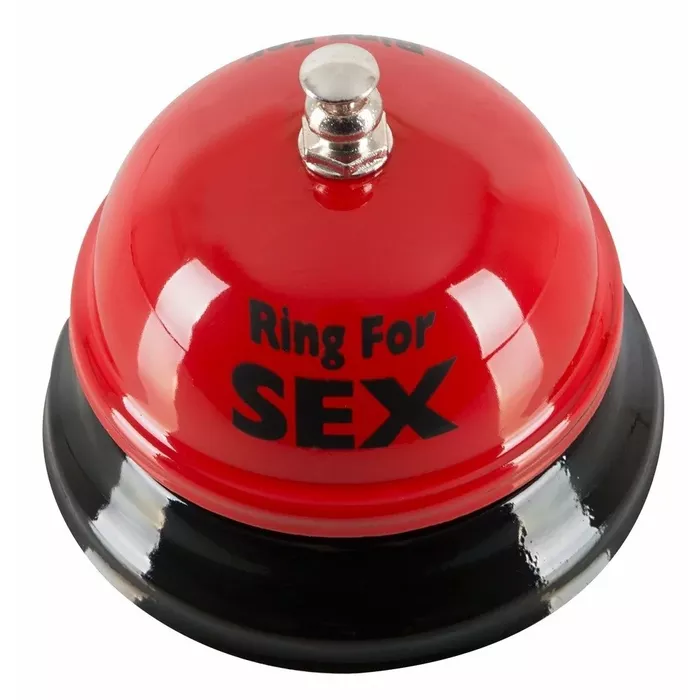 Metāla gredzens zvana — 'Ring for Sex', sarkans Photo 3