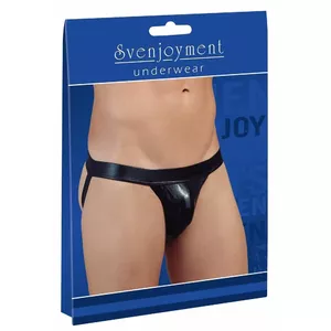 Джокстрэп Svenjoyment 2XL — черный, 92% полиэстер 8% эластан, покрытая поясница и мешочек