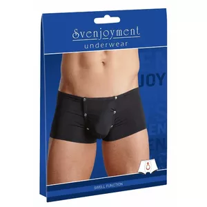 Мужские брюки Svenjoyment XL, чёрные — 85% полиамид, 15% эластан, эластичные, слегка прозрачные с мешочком